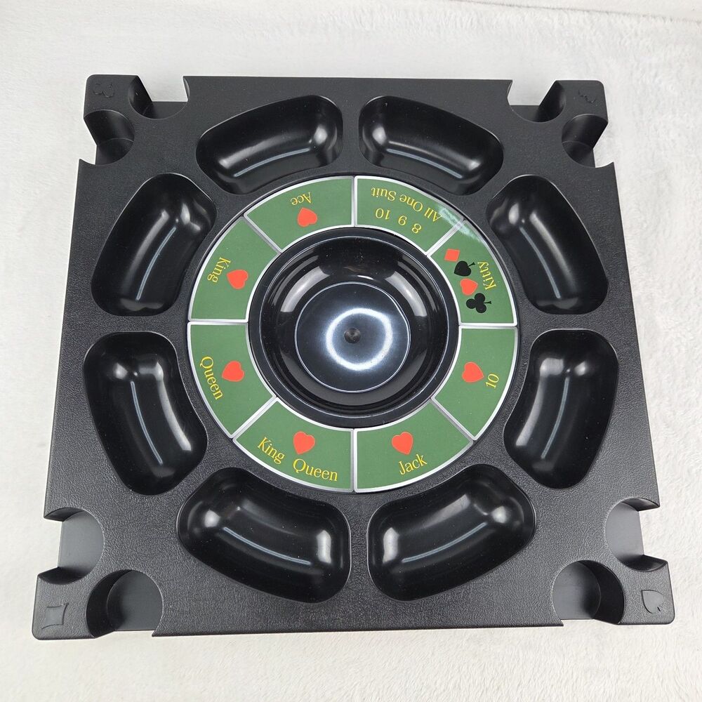 Tripoley Special Edition Rotating Turntable Card Game Cadaco 2000 Complete - Picture 8 of 15
